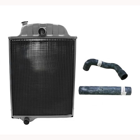 AR40832 Radiator w Upper & Lower Hoses Fits John Deere 4000 4020 -  AIC REPLACEMENT PARTS, AR40832-HOSE